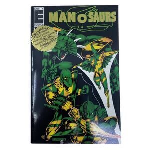 Manosaurs #0 Entity Comics Gold Ed. Signed Steve Stern & Tatsuya Ishida VF/NM